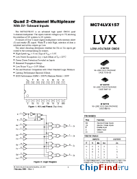Datasheet  MC74LVX157