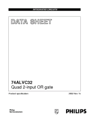 Datasheet  74ALVC32
