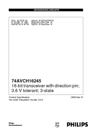 Datasheet  74AVC16245DGG