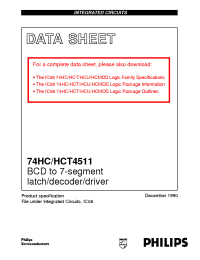 Datasheet  74HC4511D