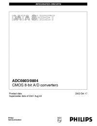 Datasheet  ADC0804