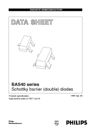 Datasheet  BAS40