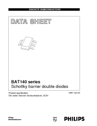 Datasheet  BAT140