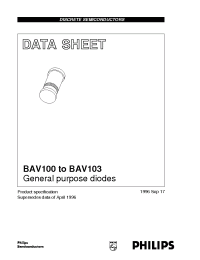 Datasheet  BAV103