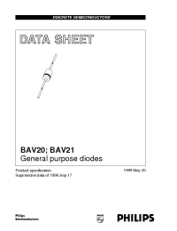 Datasheet  BAV20