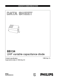 Datasheet  BB134