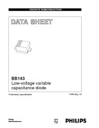 Datasheet  BB143