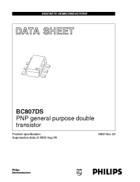 Datasheet  BC807DS