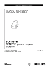 Datasheet  BC847BPN