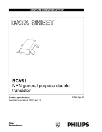 Datasheet  BCV61