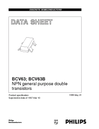 Datasheet  BCV63