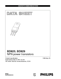 Datasheet  BD829