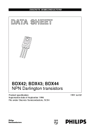 Datasheet  BDX4x