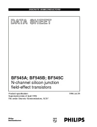 Datasheet  BF545x