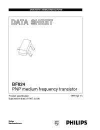 Datasheet  BF824