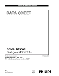 Datasheet  BF908