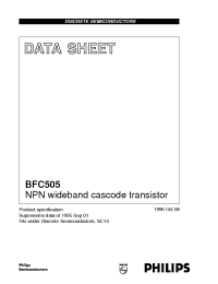 Datasheet  BFC505