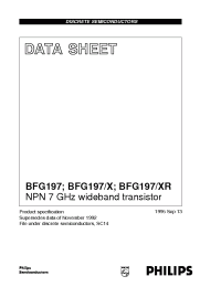 Datasheet  BFG197/X