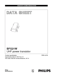 Datasheet  BFG21W