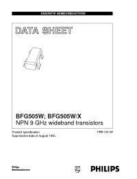 Datasheet  BFG505W