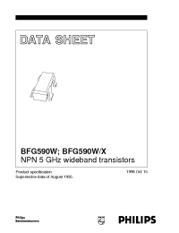 Datasheet  BFG590W/X
