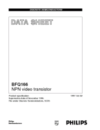 Datasheet  BFQ166