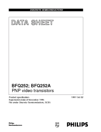 Datasheet  BFQ252