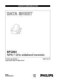 Datasheet  BFQ591