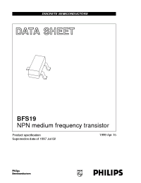 Datasheet  BFS19