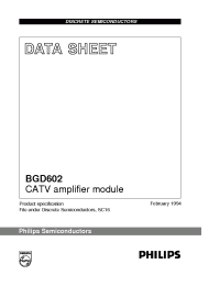 Datasheet  BGD602