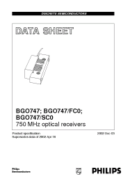 Datasheet  BGO747