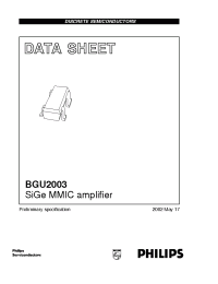 Datasheet  BGU2003