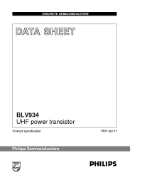 Datasheet  BLV934