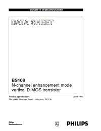 Datasheet  BS108