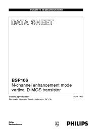 Datasheet  BSP106