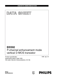 Datasheet  BSS92