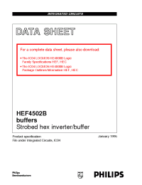 Datasheet  HEF4502B