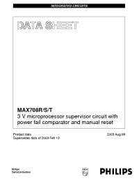 Datasheet  MAX708T