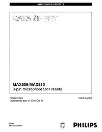 Datasheet  MAX809