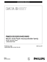 Datasheet  P89C52X2