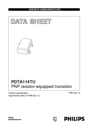 Datasheet  PDTA114TU