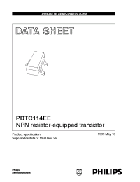 Datasheet  PDTC114EE