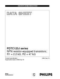 Datasheet  PDTC123J