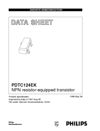 Datasheet  PDTC124EK