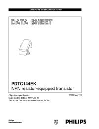 Datasheet  PDTC144EK