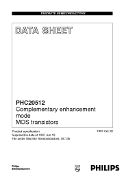 Datasheet  PHC20512