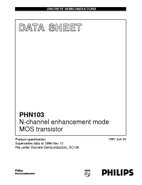 Datasheet  PHN103