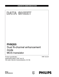 Datasheet  PHN205
