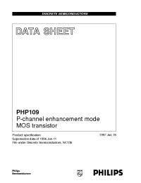 Datasheet  PHP109