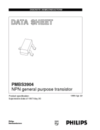 Datasheet  PMBS3904